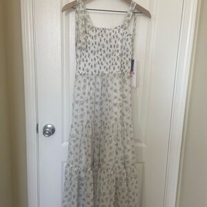 Celebrity Pink White Floral Maxi Dress